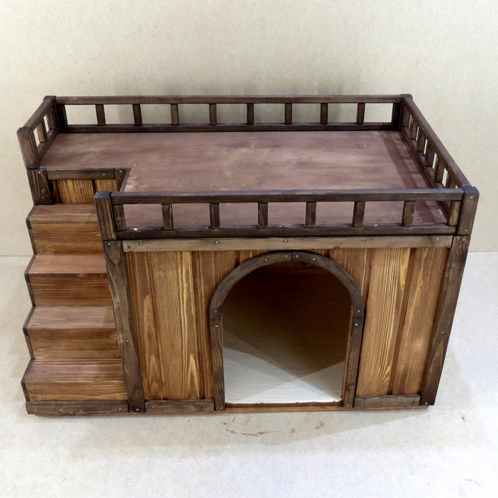 Будка для собаки "Галіко" капучино Миколаїв - фото 2