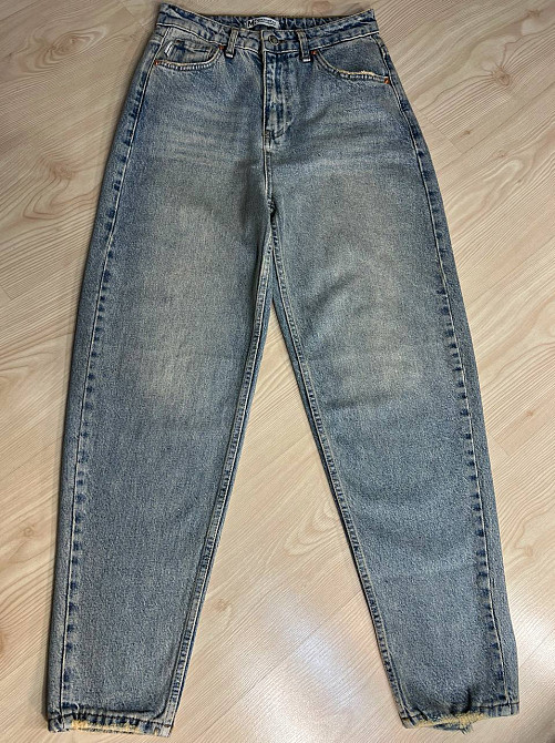 Джинси жіночі Mikaletta 3249-13254 MOM RELAX jeans банани висока посадка стрейчеві блакитні , блакит Одеса - фото 9