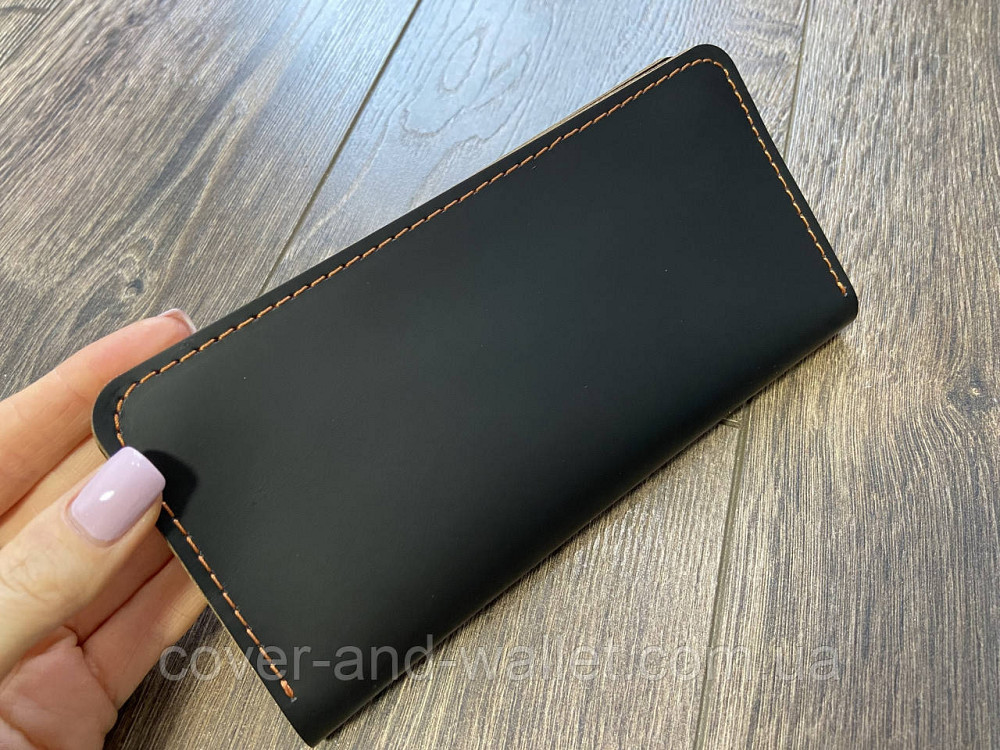 Cтильный мужской кошелек купюрник на кнопке из натуральной кожи PS Leather Киев - изображение 5