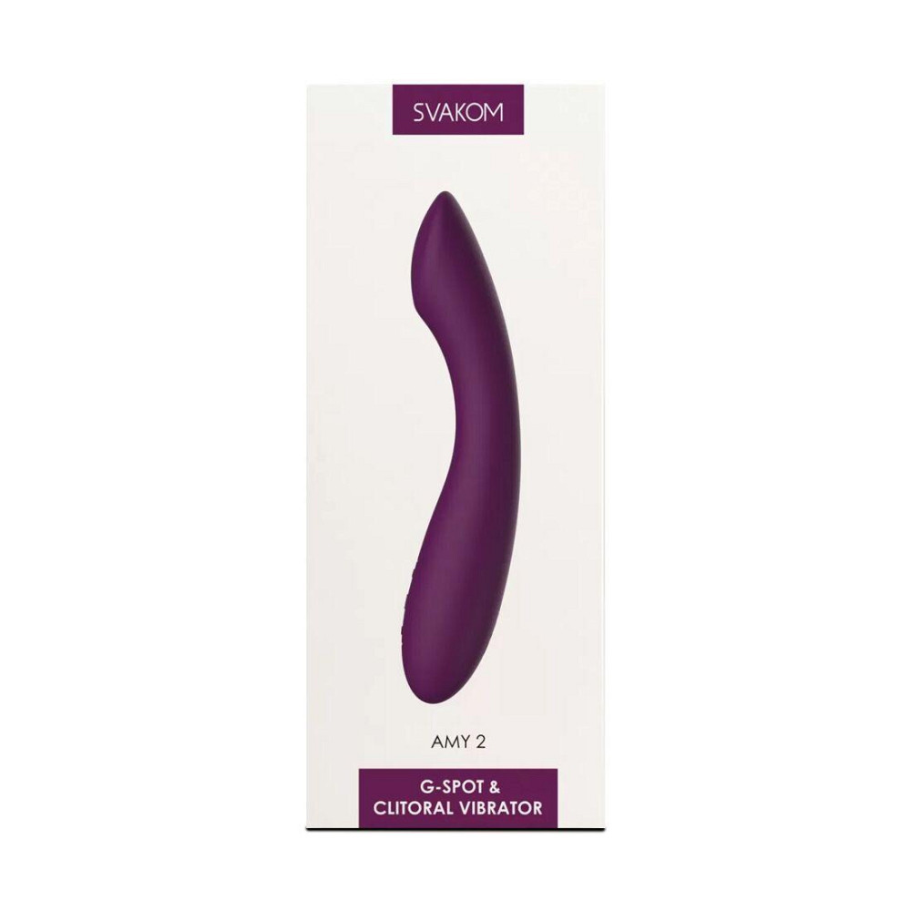 Вибратор для точки G с интеллектуальным режимом Svakom Amy 2 Violet Sex Aura Киев - изображение 9
