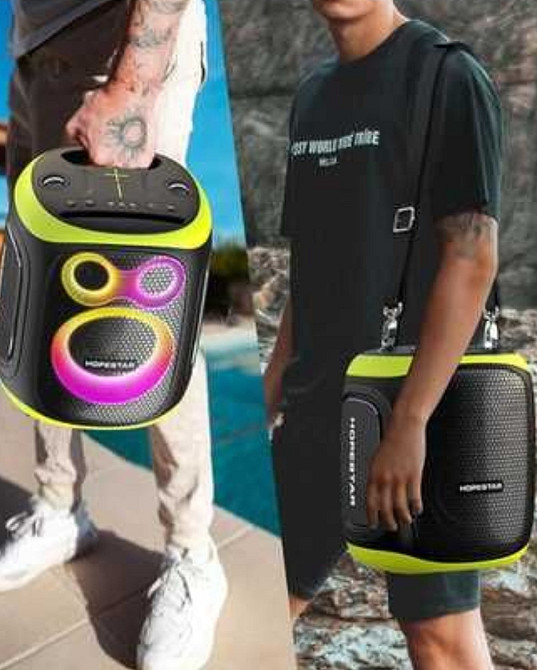 Беспроводная колонка HOPESTAR PARTY 130, 120 Вт (2 микрофона) Харьков - изображение 3