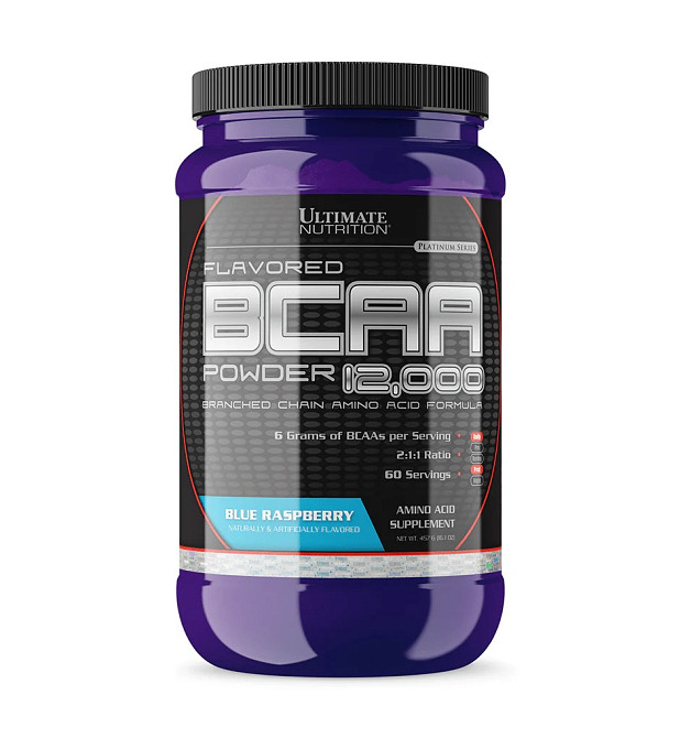 Аминокислоты Ultimate nutrition BCAA 12,000 457 г, Blueraspberry Луцк - изображение 1