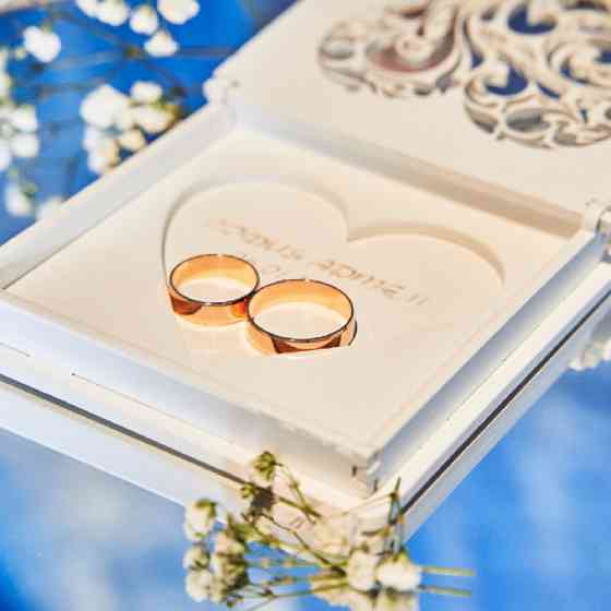 Шкатулка для колец 98х98 мм Киев