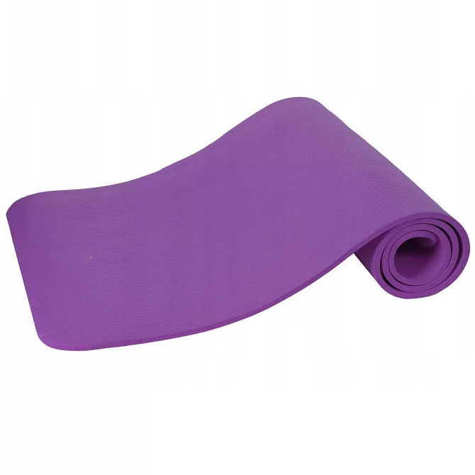 Килимок для йоги та фітнесу Power System PS-4017 NBR Fitness Yoga Mat Plus Purple (180х61х1) Кам'янське - фото 8