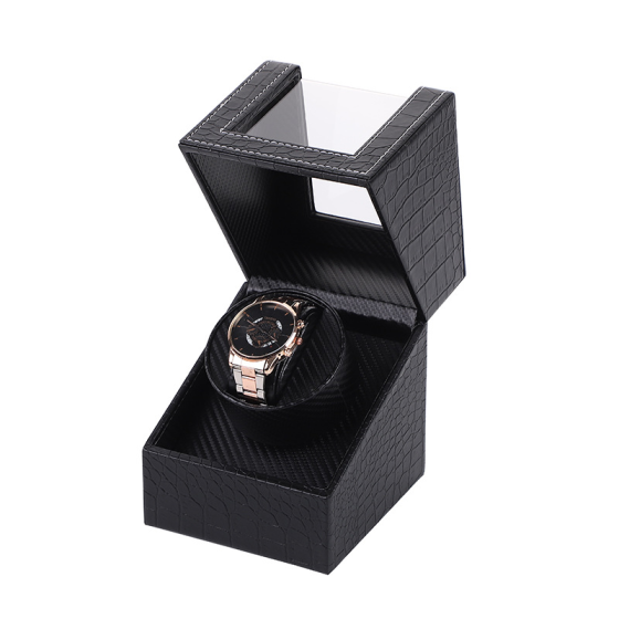 Ротомат, Віндер, Скринька для автопідзаводу годинника (Watch Winder) для автопідзаводу годинника, 1 слот, тихий мотор, екошкіра Київ