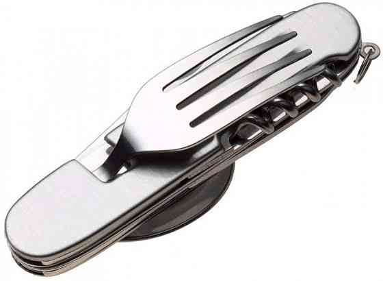 Туристический набор столовых приборов мультитул ложка, вилка, нож, открывашка Винница