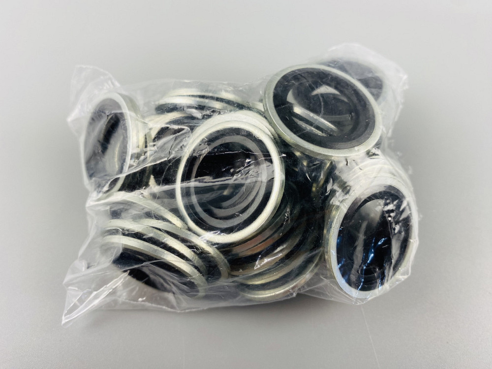 Шайба з гумовим кільцем NBR всередині 22 мм, для гідравліки, олії, води, повітря. Мукачево - фото 6