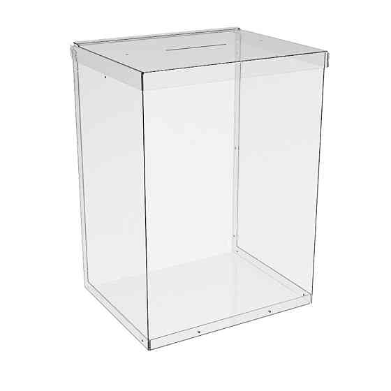 Ящик EKOSTAR без замка для пожертвований и сбора денег 250x200x340. Объем 17 литров Киев