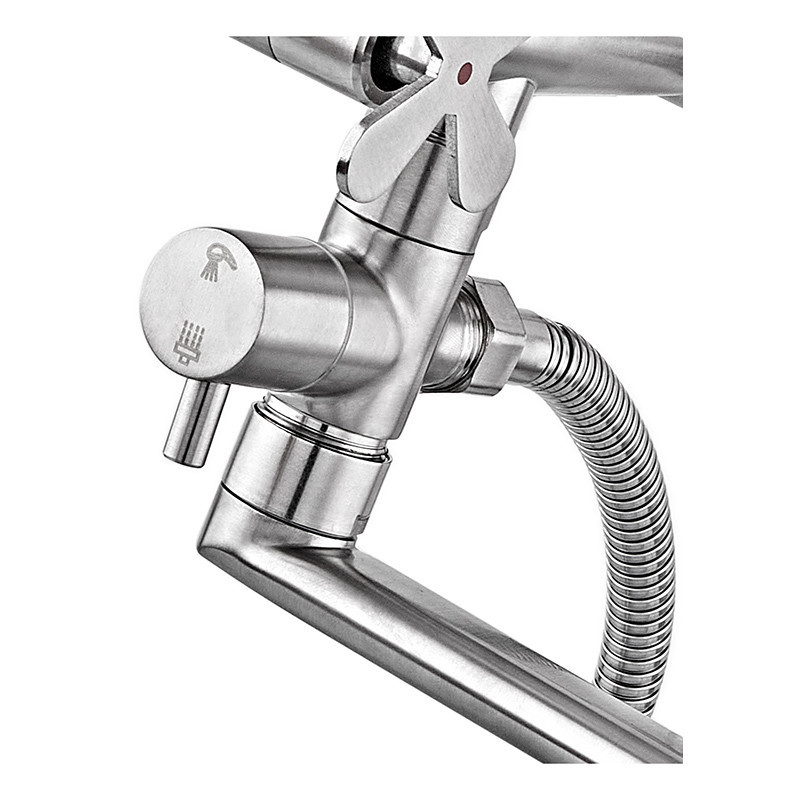 Змішувач для ванни Zerix GTA-006 з нержавіючої сталі SUS304 (ZX5562) Харків - фото 3