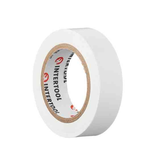 Стрічка ізоляційна 0.15мм*17мм*10м біла INTERTOOL IT-0033 Киев