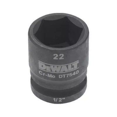 Головка торцевая DeWALT ударная IMPACT 1/2" х 22 мм, шестигранная (DT7540) Винница - изображение 1
