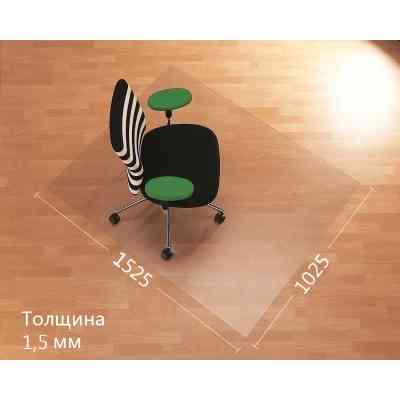 Килимок під крісло Аклас AironTrade 1525х1025х1.5 Прозорий (00020955) Вінниця