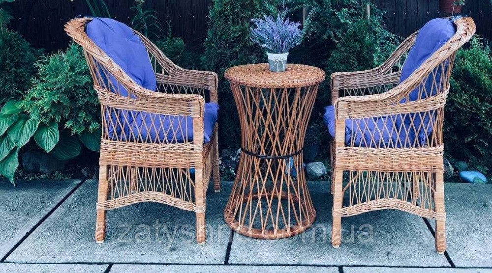 Балконная плетеная мебель из лозы Киев - изображение 3