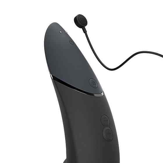 Вакуумный клиторальный стимулятор Womanizer Next Black, 3D Pleasure Air, 14 уровней интенсивности Sex Aura Киев