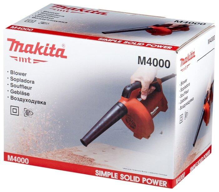Професійна повітродувка електрична Makita M4000 : 530 Вт, 1.5 кг, 36 місяців гарантія Київ - фото 6
