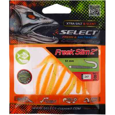 Силикон рыболовный Select Freek Slim 2" 247 (8 шт/уп) (1870.72.53) Винница