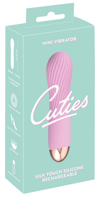 Міні вібратор Cuties 2.0 Mini  Rose Sex Aura Київ - фото 1
