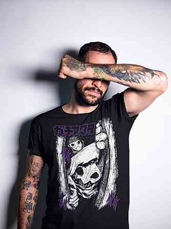 Футболка з аніме принтом Танкобон Хоррор Манга Аніме оверсайз (S/M/L) Чорний AnimeJ0342 Дніпро