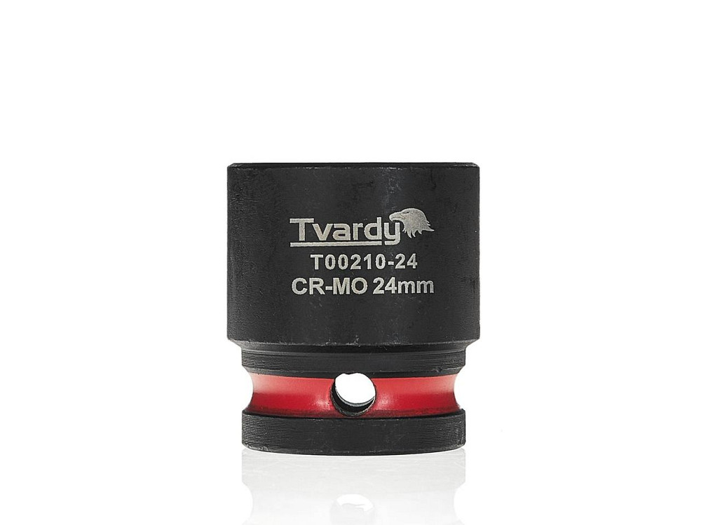 Головка ударна "Tvardy" з хром-молібденової сталі (Cr-Mo)  1/2"  6-гранна 24 мм Киев - изображение 1
