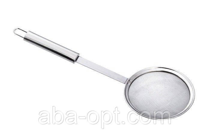 Шумовка нержавеющая мелкая сетка L 330 мм (шт).Aba-Opt Одесса - изображение 1