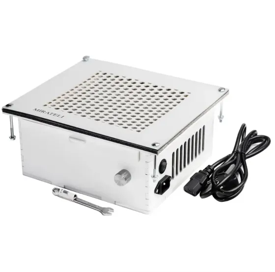 Вытяжка врезная для маникюра SV 700 с Нера фильтром профессиональная (решетка пластик белый) Киев