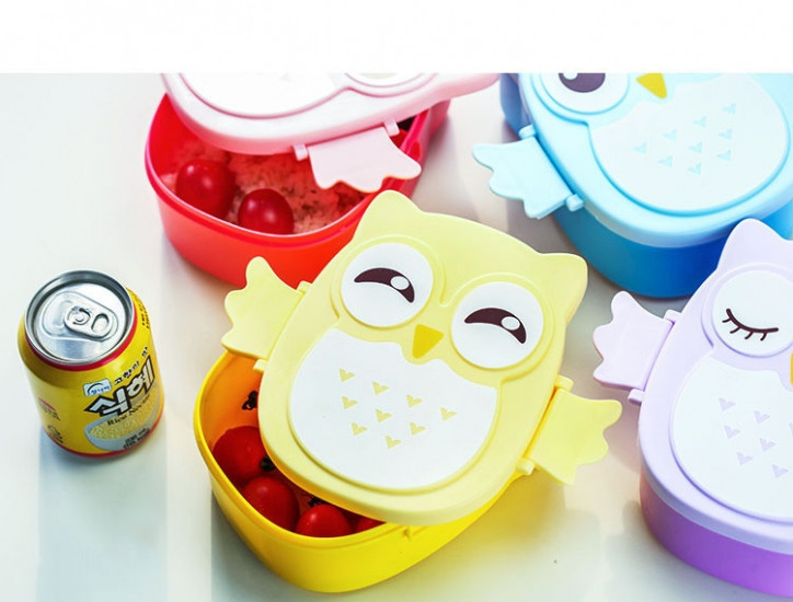 Детский ланч бокс Bento Совушка Желтый Винница - изображение 1