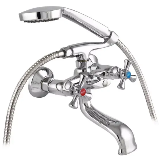 Смеситель для ванны двухвентильный WEZER DAK3-827 с гарнитуром Киев