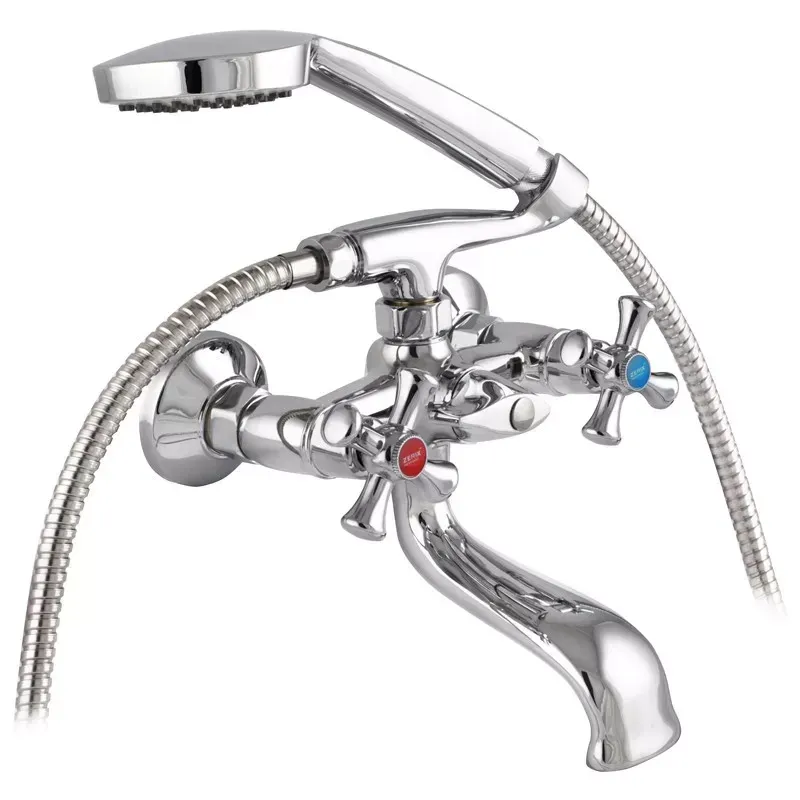 Смеситель для ванны двухвентильный WEZER DAK3-827 с гарнитуром Киев - изображение 1