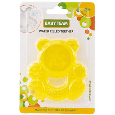Прорезыватель Baby Team с водой Медвежонок (4004_мишка_желтый) Винница - изображение 2