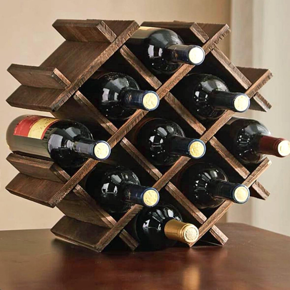 Настільна винна полиця "Лежер" капучино Миколаїв - фото 1