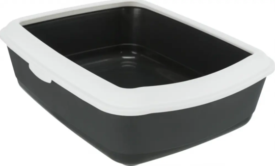 Туалет для кішок з рамкою Trixie Classic Litter Tray TX-40184 37x15x47 см Темно-сірий Вінниця