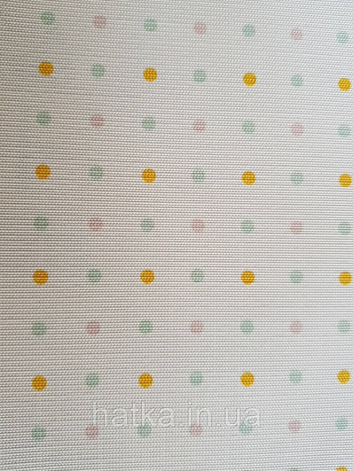 Шпалери вінілові на флізеліні AdaWall Ada Kids метрові дитячі кухлі жовті зелені рожеві на білому Київ - фото 4