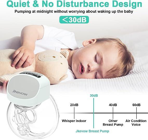 Бездротовий електричний молоковідсмоктувач Jkevow 3 режими 9 рівнів РК-дисплей 180мл Уцінка Київ - фото 3