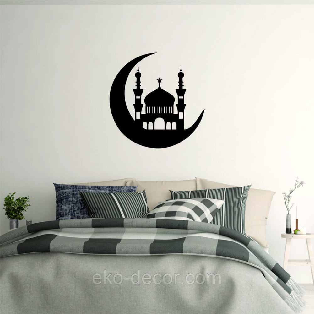 Декоративное настенное Панно «Ислам» Декор на стену 90*90 см, Черный Киев - изображение 6