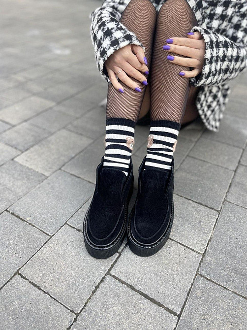 Без бренда Черевики жіночі GREMMY 207 чорні (зима, замша натуральна) (5309) 37 Коломия - фото 2