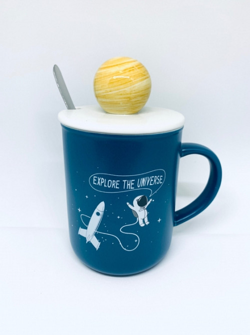 Кружка Explore з кришкою і ложкою Вінниця - фото 1
