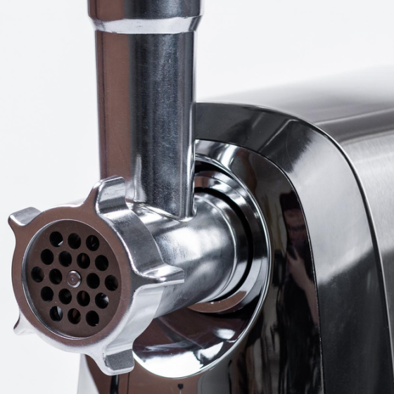 Мясорубка SK-088 2500Вт с металлическим корпусом, нержавеющими лезвиями и насадками для колбасы и кеббе Одесса