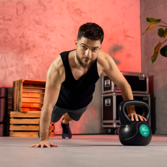 Гиря вінілова Hop-Sport 16кг HS-PB0016KB Київ