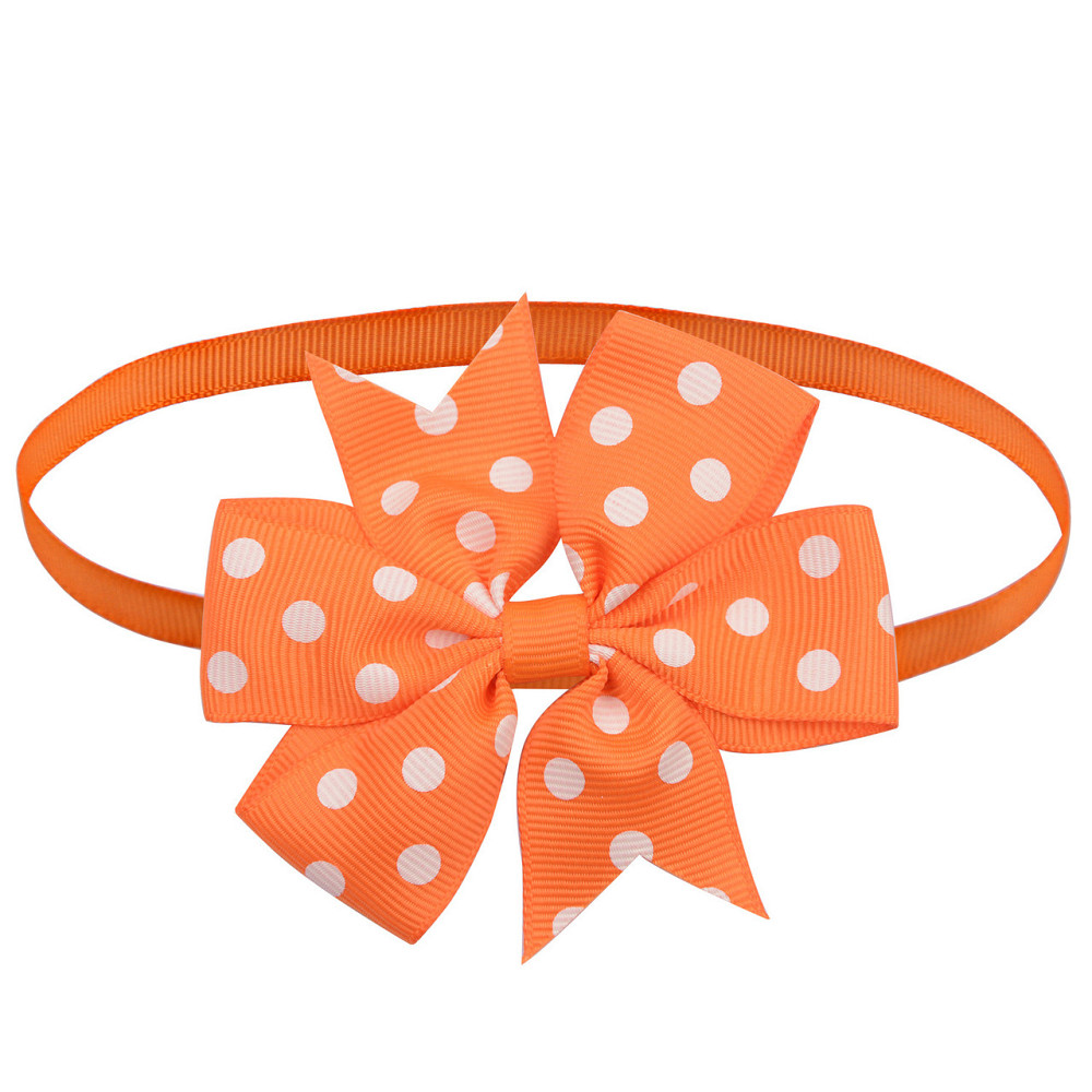 Бантик на шию для собак та котів one size помаранчево-білий Київ - фото 2