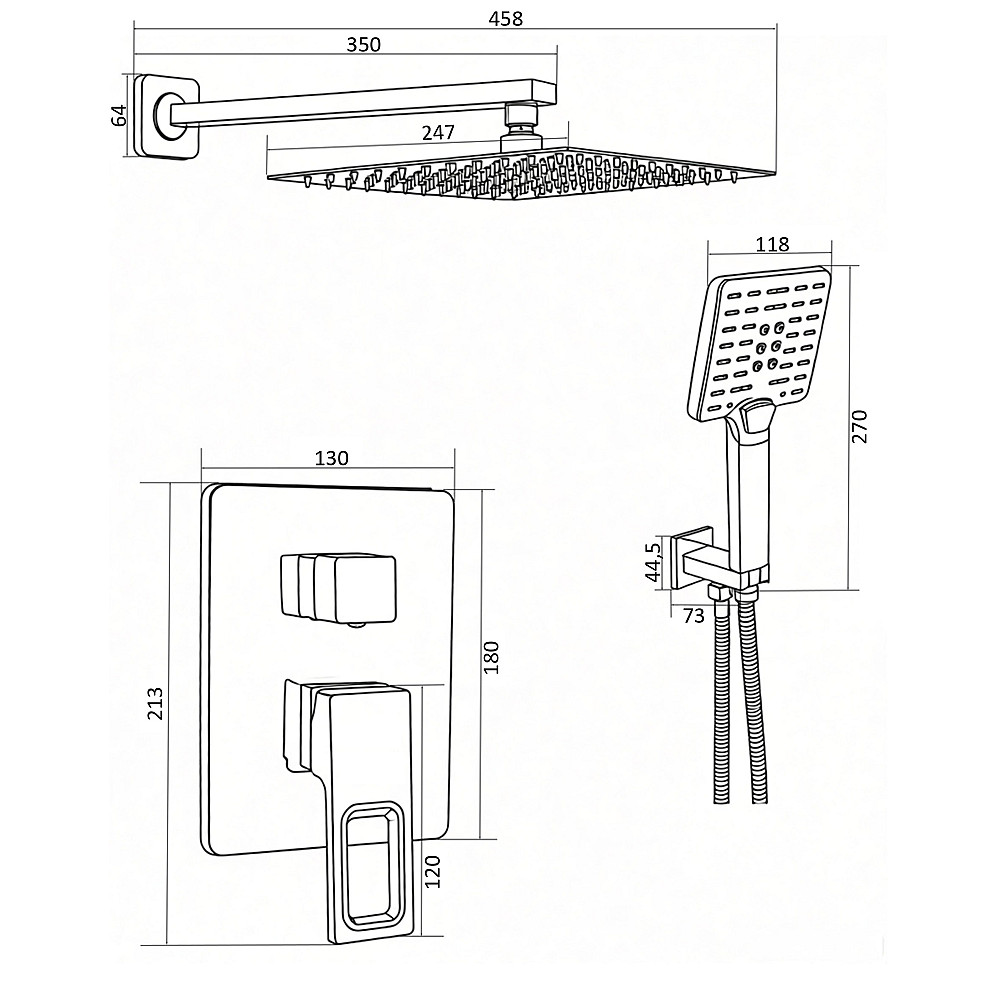 Душова система Globus Lux PIANO GLPN-205-SMART Луцк - изображение 6