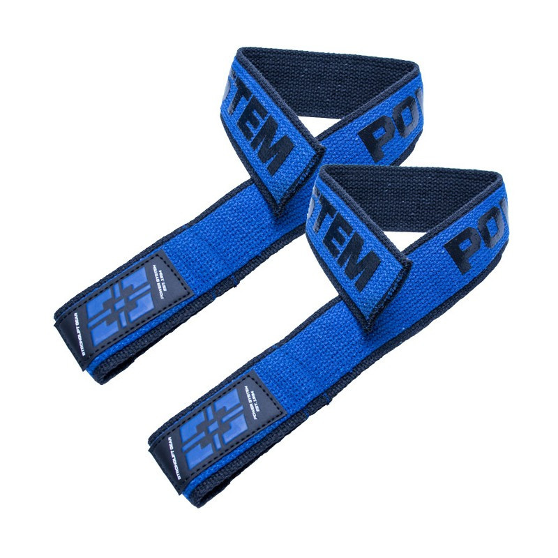 Лямки для тяги Power System PS-3401 Lifting Straps Duplex Black/Blue Кам'янське - фото 2