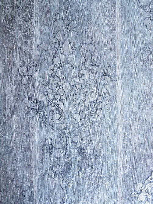 Шпалери вінілові на флізеліні гарячого тиснення DU&KA 1.06х10 вензель основа під штукатурку сірі коричневі Київ - фото 1