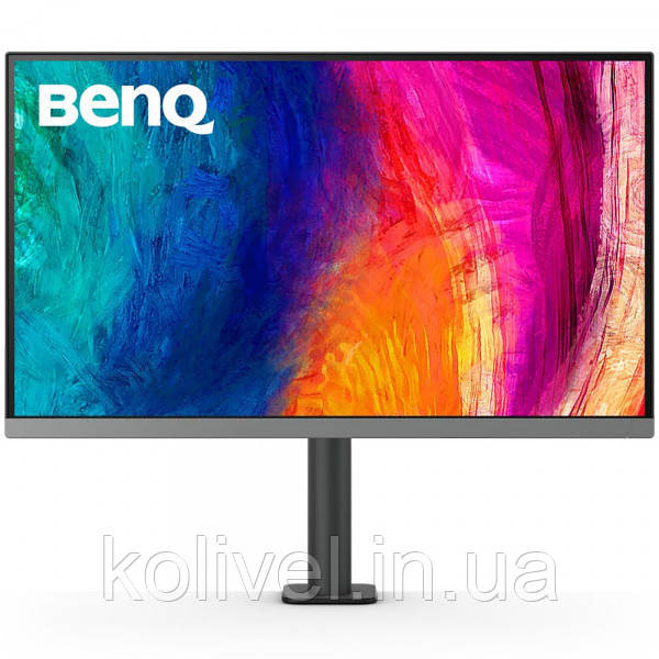TFT 27" BenQ PD2706UA, 4K UHD, IPS, 99% sRGB, HDR10, HDMI, DP, USB-C, USB-hub, HAS, колонки (9H.LLKLB.QBE) Київ - фото 1