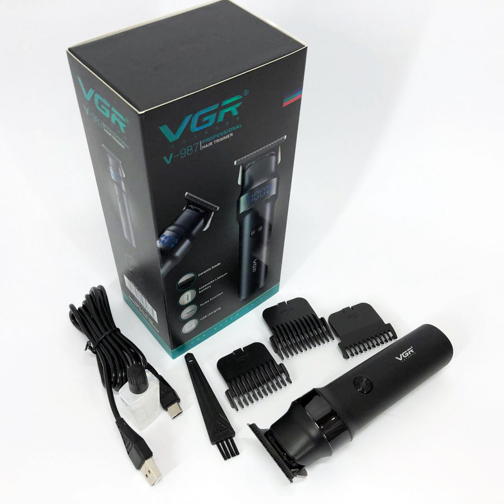 Машинка для стрижки волосся і гоління, Професійна машинка для стрижки волосся та бороди GZ-97 Івано-Франківськ - фото 5