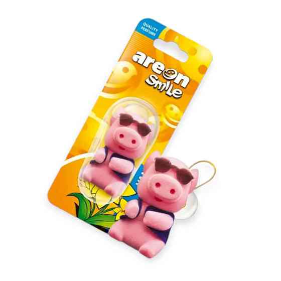 Ароматизатор на зеркало сухой areon smile игрушка 