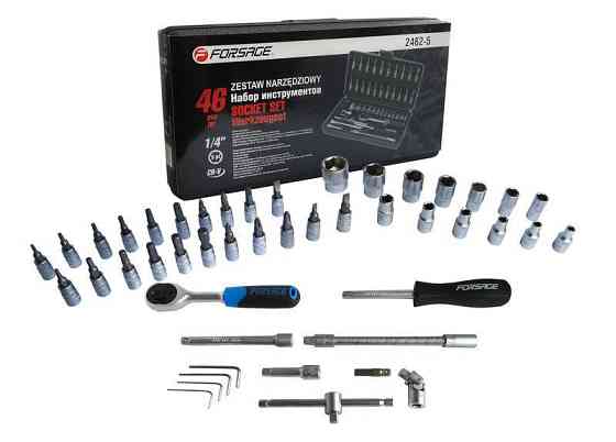 Набір інструментів 46пр. 1/4" (6гр.) (4-14мм) Одеса