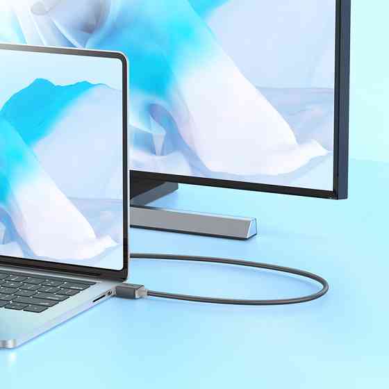 Кабель HOCO 2м для подключения HDTV 4K, черный Киев