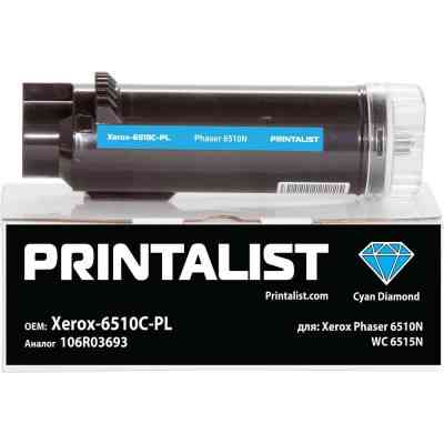 Тонер-картридж Printalist Xerox Ph6510N, WC 6515N, 106R03693 Cyan (Xerox-6510C-PL) Вінниця