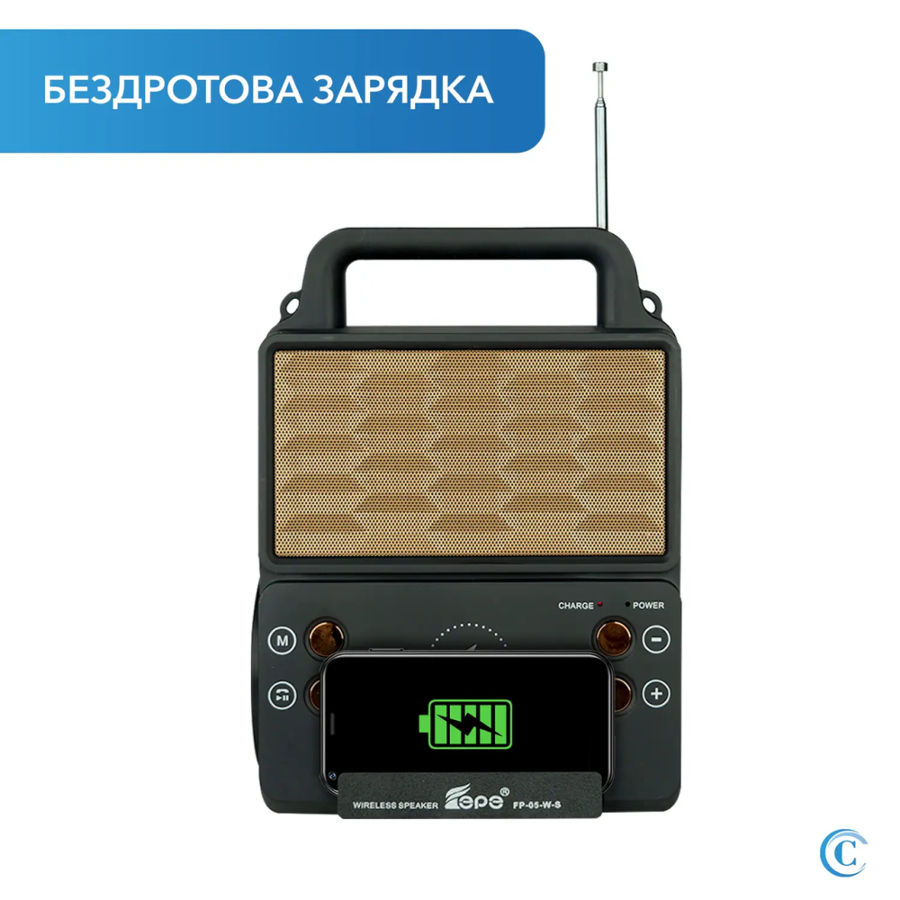 Солнечная зарядная система Solar FP-05WSL + 2 фонаря + радио + Bluetooth + беспроводная зарядка Винница - изображение 8