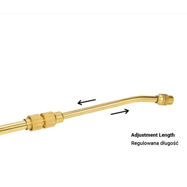 Телескопічний латунний наконечник з ручкою, 55-81см, ASA01-5581 Киев - изображение 2